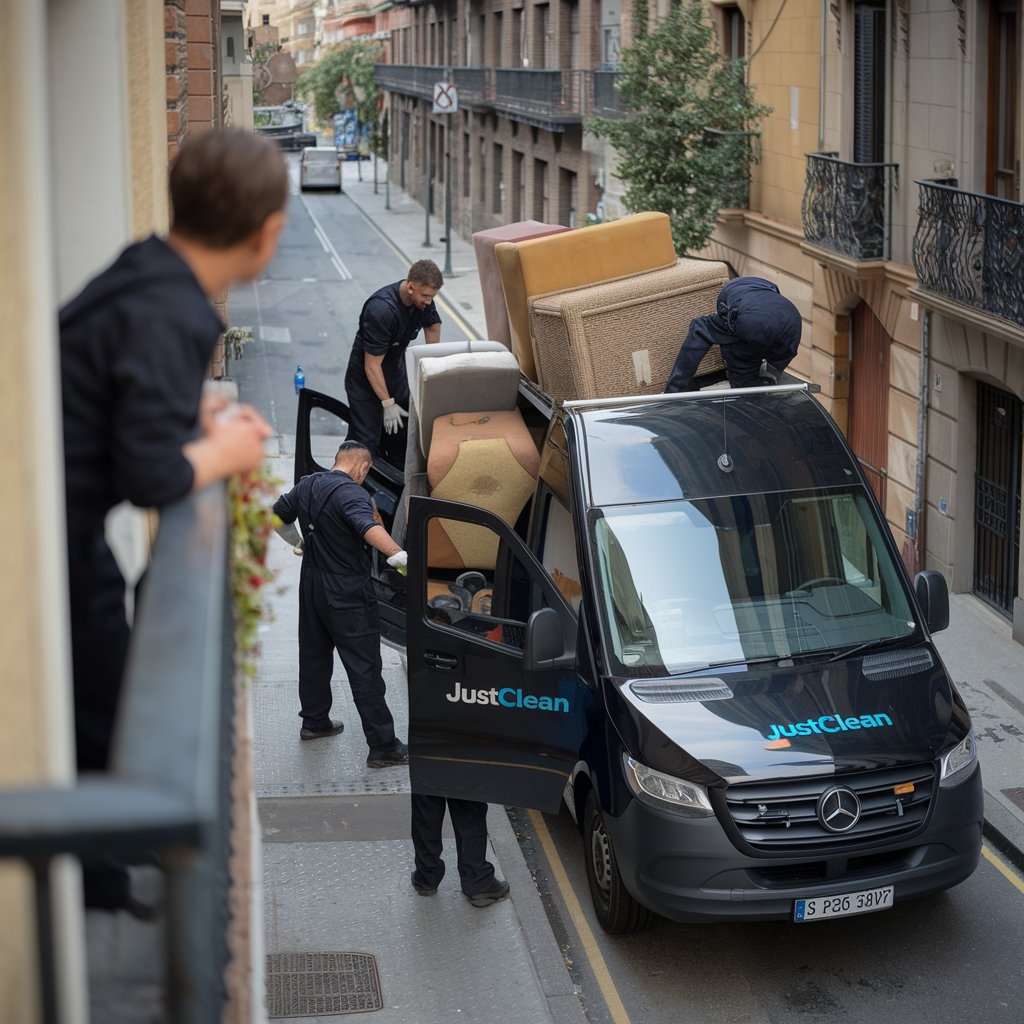 Vaciado de viviendas afectadas por síndrome de Diógenes en Sant Feliu de Guíxols